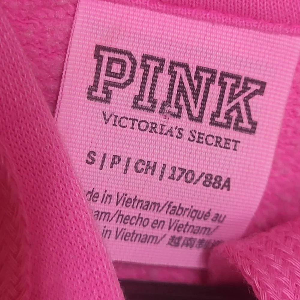#93 Victoria's Secret PINK Ladies Zip Up Hoodie, Size S - Picture 6 of 6